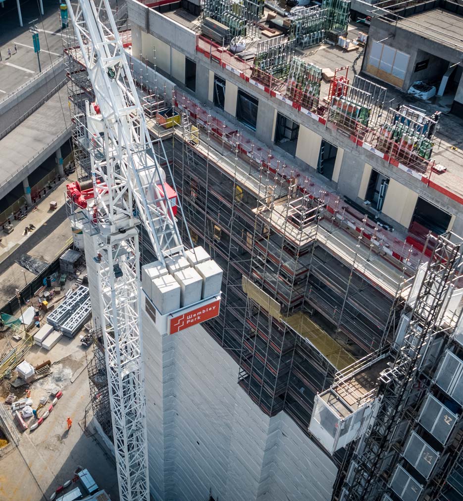 Drone mapping and surveying construction site