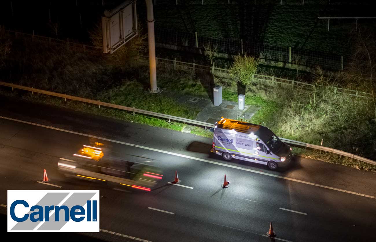 highway safety camera system drone photo