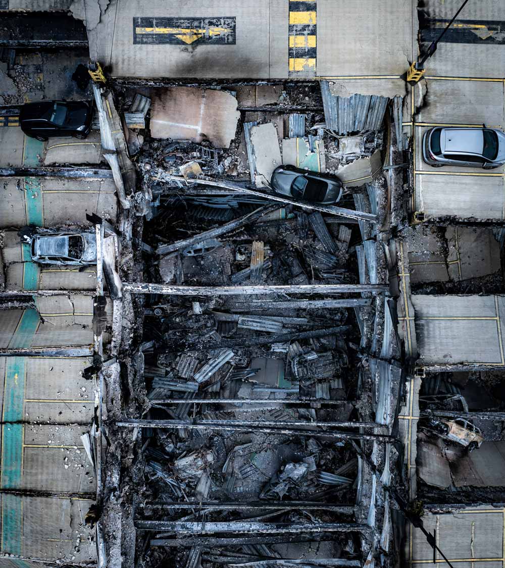 drone inspection for emergency services