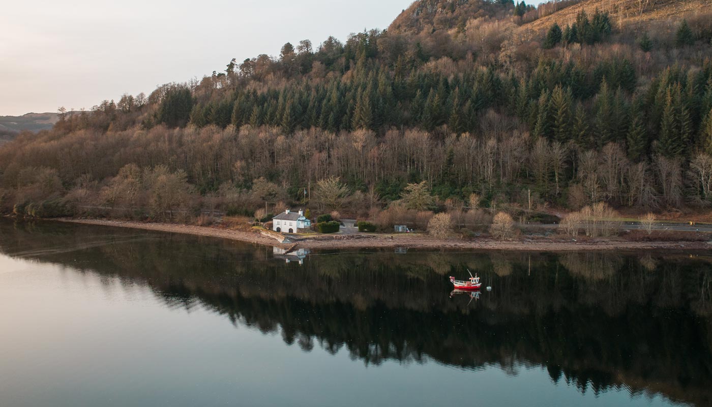 Aerial drone photography for estate marketing