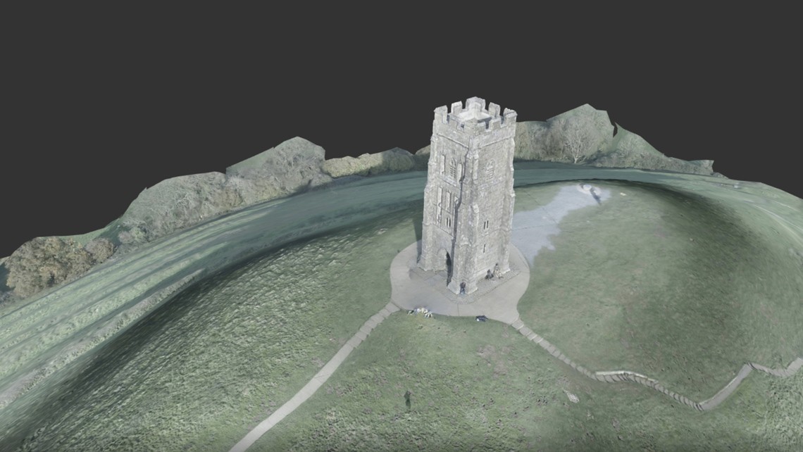 3D Model of Glastonbury Tor