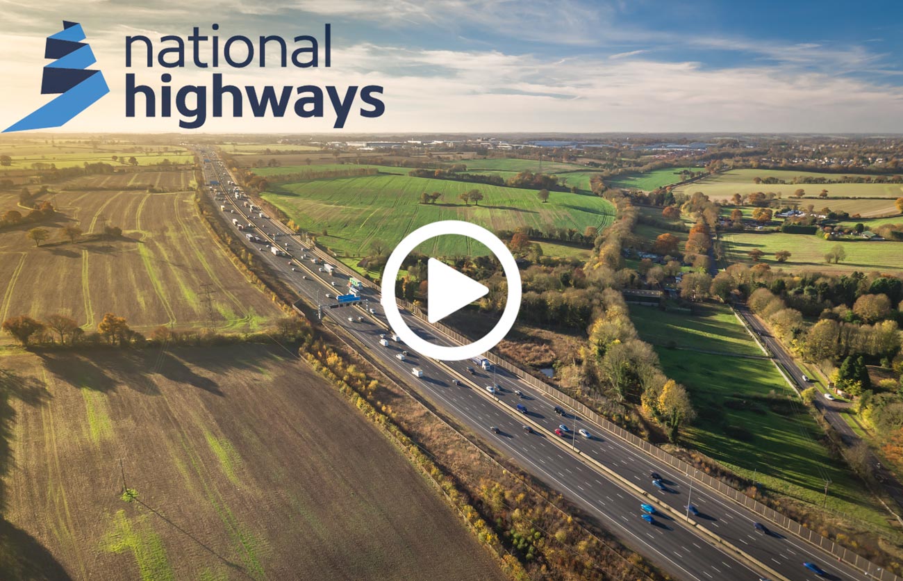 cloudvisual provides aerial filming for national highways video
