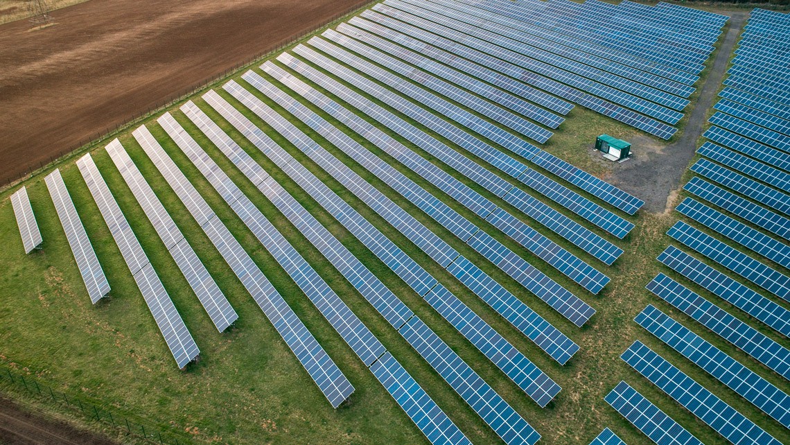 Solar Farm Drone Inspection