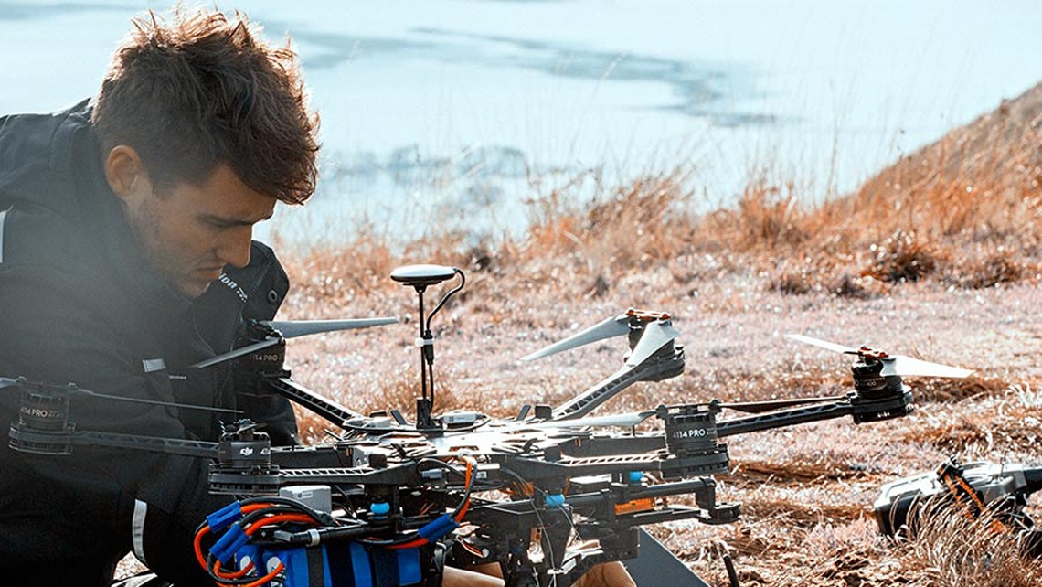 London drone company pilot